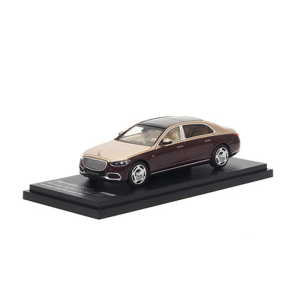 Mô hình xe ARbox(Almost Real) 1:64 Mercedes-Maybach S-Class 2021 Kalahari Gold/Tourmaline Red - 620122001