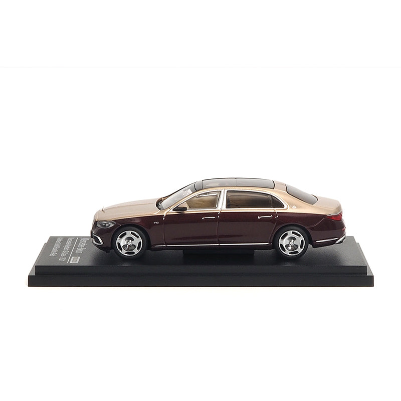 Mô hình xe ARbox(Almost Real) 1:64 Mercedes-Maybach S-Class 2021 Kalahari Gold/Tourmaline Red - 620122001