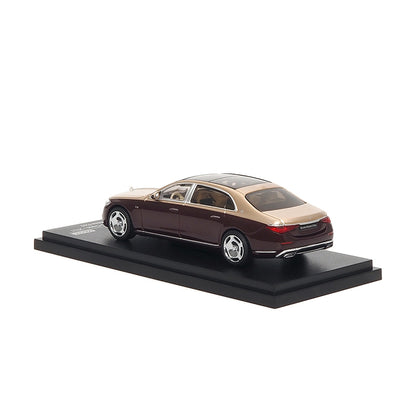 Mô hình xe ARbox(Almost Real) 1:64 Mercedes-Maybach S-Class 2021 Kalahari Gold/Tourmaline Red - 620122001