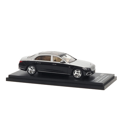 Mô hình xe ARbox(Almost Real) 1:64 Mercedes-Maybach S-Class 2021 Space Silver/Obsidian Black - 620120001