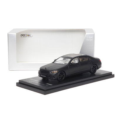 Mô hình xe ARbox(Almost Real) 1:64 Mercedes-Maybach S-Class Dark Night Series 2023 Matte Black - 620154001