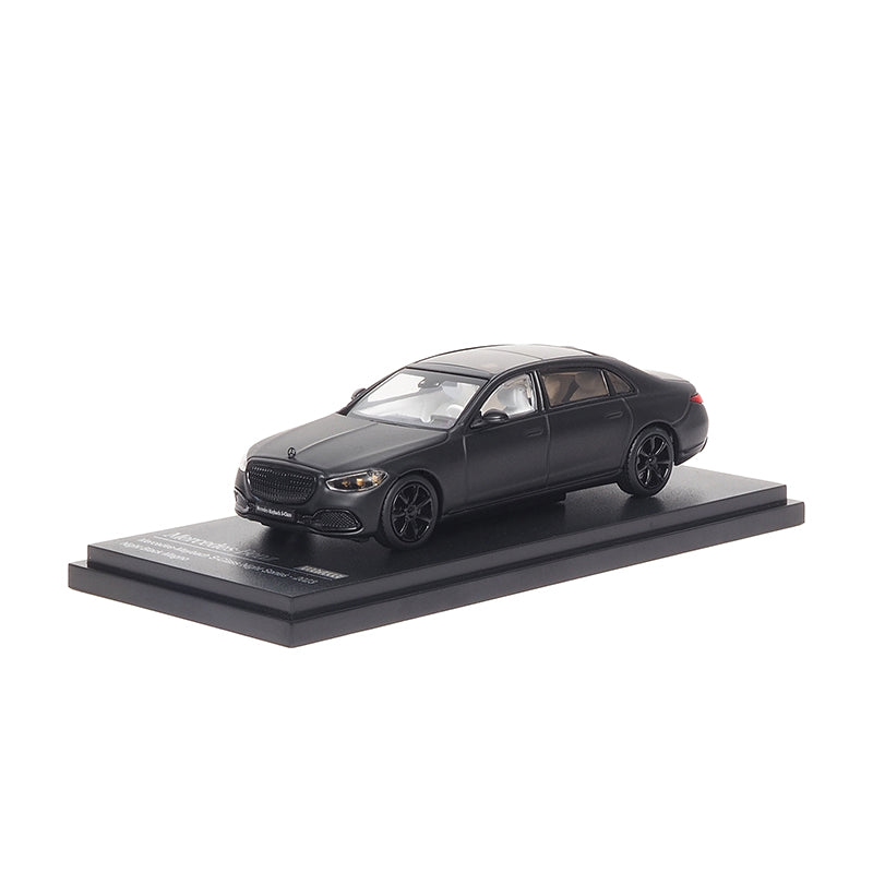 Mô hình xe ARbox(Almost Real) 1:64 Mercedes-Maybach S-Class Dark Night Series 2023 Matte Black - 620154001