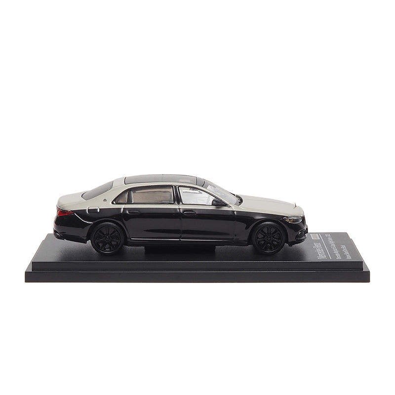 Mô hình xe ARbox(Almost Real) 1:64 Mercedes-Maybach S-Class Dark Night Series 2023 Model Haosha Silver/Agate Black - 620150001