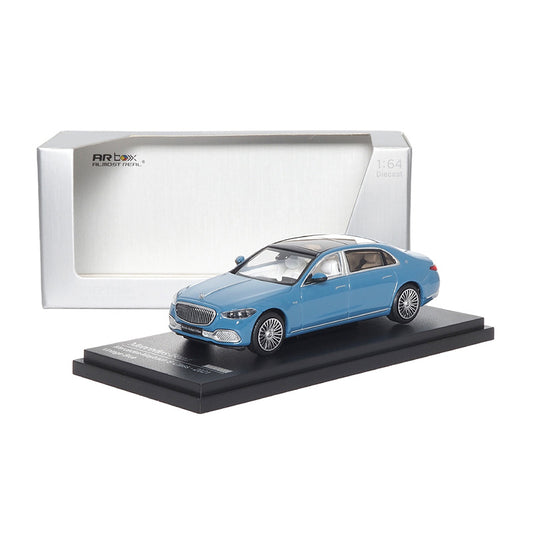 Mô hình xe ARbox(Almost Real) 1:64 Mercedes-Maybach S-Class 2021 Retro Blue - 620135001