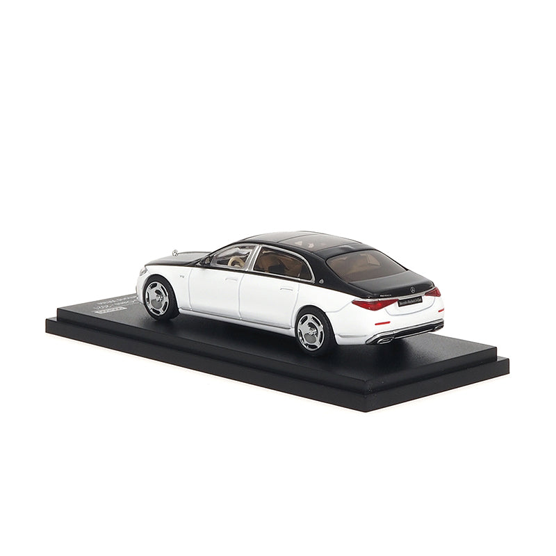 Mô hình xe ARbox(Almost Real) 1:64 Mercedes-Maybach S-Class 2021 Obsidian Black/Diamond White - 620121001