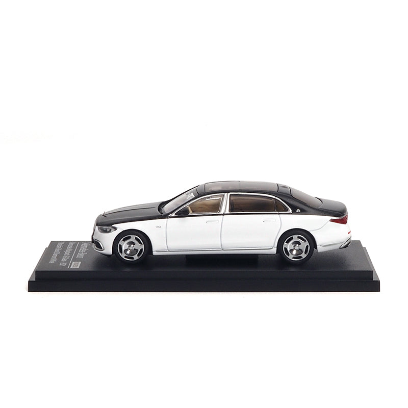 Mô hình xe ARbox(Almost Real) 1:64 Mercedes-Maybach S-Class 2021 Obsidian Black/Diamond White - 620121001