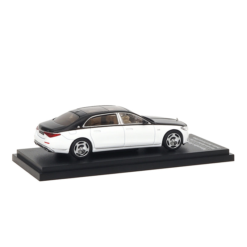 Mô hình xe ARbox(Almost Real) 1:64 Mercedes-Maybach S-Class 2021 Obsidian Black/Diamond White - 620121001