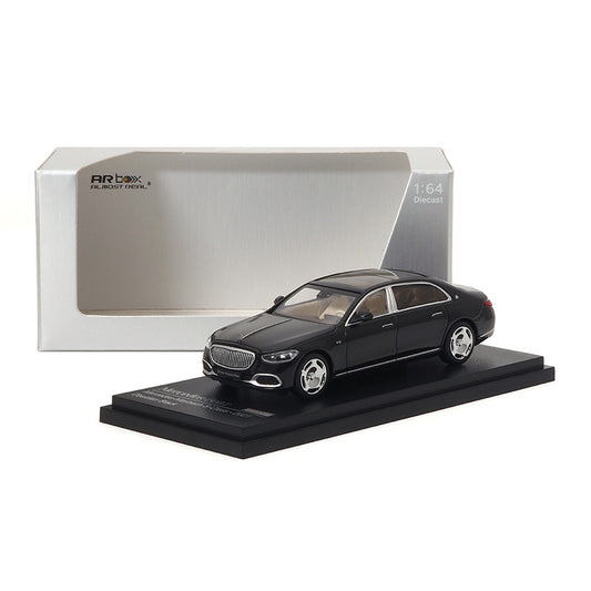 Mô hình xe ARbox(Almost Real) 1:64 Mercedes-Maybach S-Class 2021 Obsidian Black - 620115001