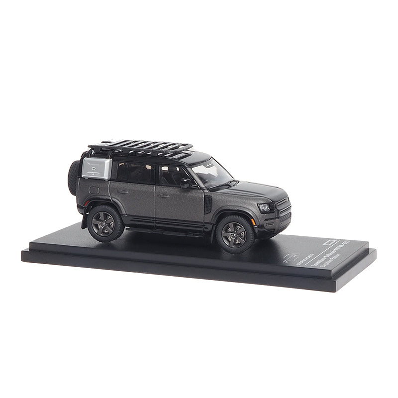 Mô hình xe ARbox(Almost Real) 1:64 Land Rover Defender 110 2023 Matte Grey Commemorative Edition - 610816001