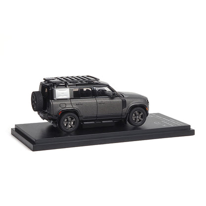 Mô hình xe ARbox(Almost Real) 1:64 Land Rover Defender 110 2023 Matte Grey Commemorative Edition - 610816001