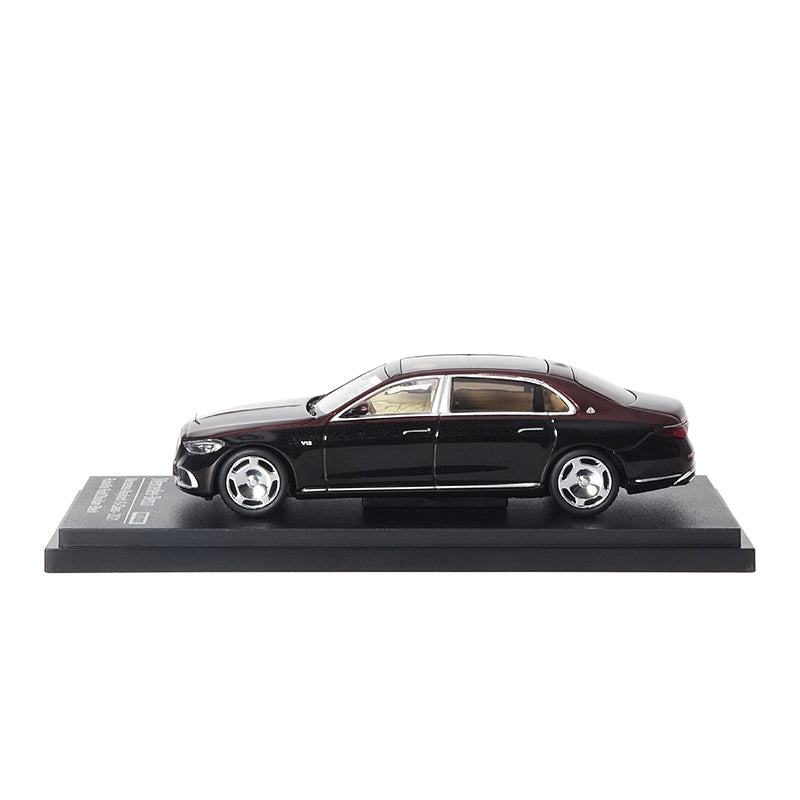 Mô hình xe ARbox(Almost Real) 1:64 Mercedes-Maybach S-Class 2021 Tourmaline Red/Obsidian Black - 620123001