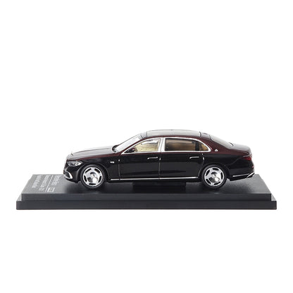 Mô hình xe ARbox(Almost Real) 1:64 Mercedes-Maybach S-Class 2021 Tourmaline Red/Obsidian Black - 620123001