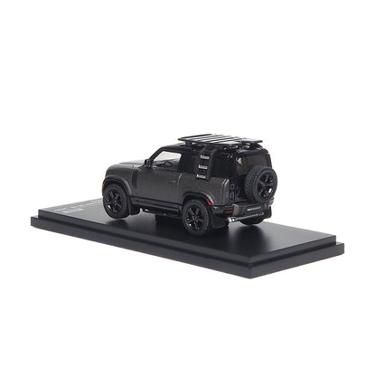Mô hình xe ARbox(Almost Real) 1:64 Land Rover Defender 90 2023 Matte Grey Commemorative Edition - 610716001