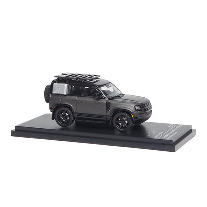 Mô hình xe ARbox(Almost Real) 1:64 Land Rover Defender 90 2023 Matte Grey Commemorative Edition - 610716001