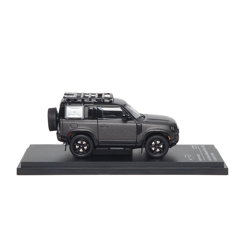 Mô hình xe ARbox(Almost Real) 1:64 Land Rover Defender 90 2023 Matte Grey Commemorative Edition - 610716001