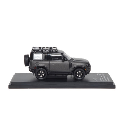 Mô hình xe ARbox(Almost Real) 1:64 Land Rover Defender 90 2023 Matte Grey Commemorative Edition - 610716001