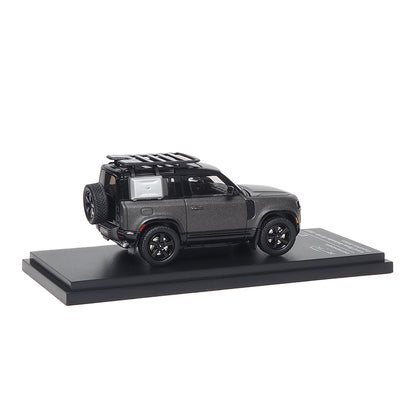 Mô hình xe ARbox(Almost Real) 1:64 Land Rover Defender 90 2023 Matte Grey Commemorative Edition - 610716001