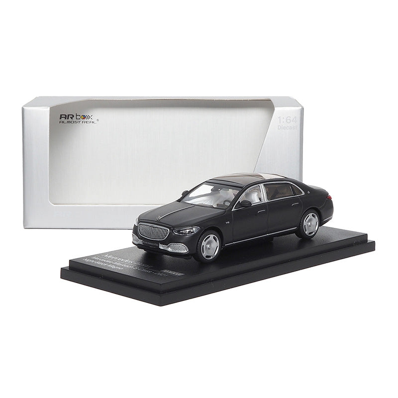 Mô hình xe ARbox(Almost Real) 1:64 Mercedes-Maybach S-Class 2021 Matte Black - 620128001