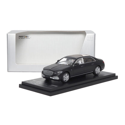 Mô hình xe ARbox(Almost Real) 1:64 Mercedes-Maybach S-Class 2021 Matte Black - 620128001