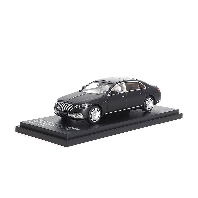 Mô hình xe ARbox(Almost Real) 1:64 Mercedes-Maybach S-Class 2021 Matte Black - 620128001