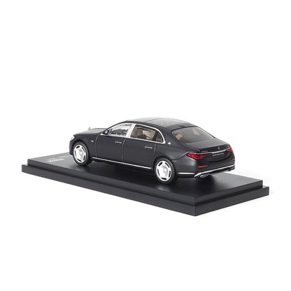 Mô hình xe ARbox(Almost Real) 1:64 Mercedes-Maybach S-Class 2021 Matte Black - 620128001