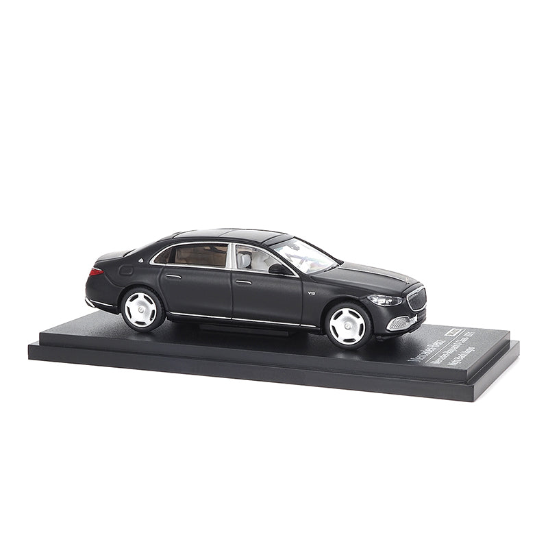 Mô hình xe ARbox(Almost Real) 1:64 Mercedes-Maybach S-Class 2021 Matte Black - 620128001