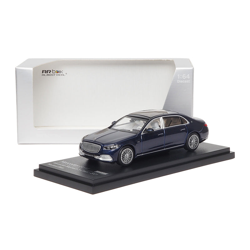 Mô hình xe ARbox(Almost Real) 1:64 Mercedes-Maybach S-Class 2021 Nautical Blue - 620138001