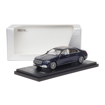 Mô hình xe ARbox(Almost Real) 1:64 Mercedes-Maybach S-Class 2021 Nautical Blue - 620138001
