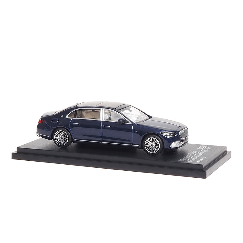 Mô hình xe ARbox(Almost Real) 1:64 Mercedes-Maybach S-Class 2021 Nautical Blue - 620138001
