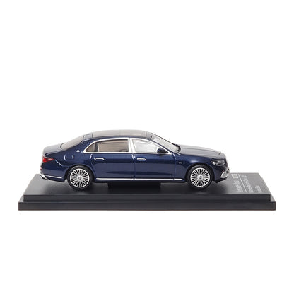 Mô hình xe ARbox(Almost Real) 1:64 Mercedes-Maybach S-Class 2021 Nautical Blue - 620138001