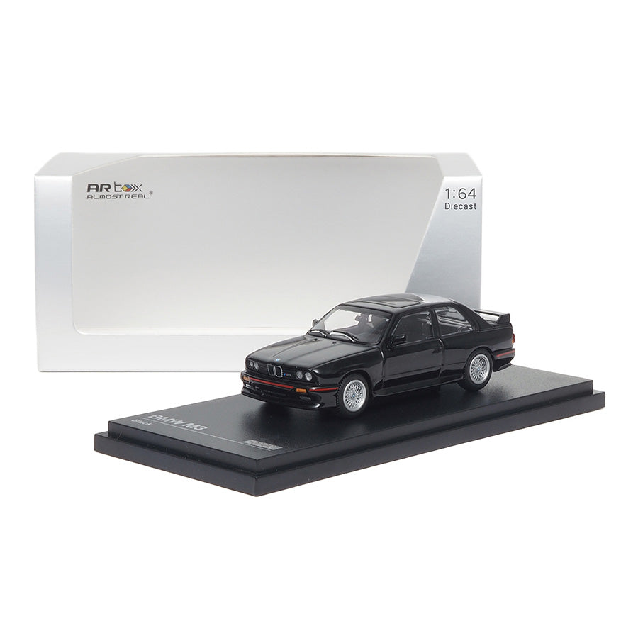 Mô hình xe ARbox(Almost Real) 1:64 BMW M3 (E30) black - 630101001