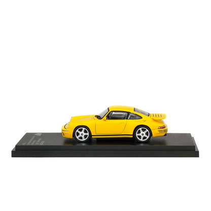 Mô hình xe ARbox(Almost Real) 1:64 RUF CTR Anniversary Edition 2017 Flower Yellow - 680301001
