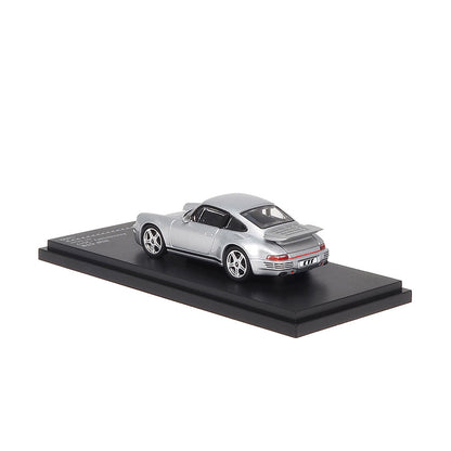 Mô hình xe ARbox(Almost Real) 1:64 RUF CTR Anniversary Edition 2017 GT Silver - 680302001