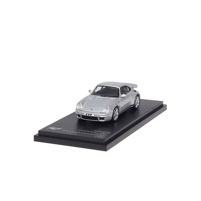 Mô hình xe ARbox(Almost Real) 1:64 RUF CTR Anniversary Edition 2017 GT Silver - 680302001