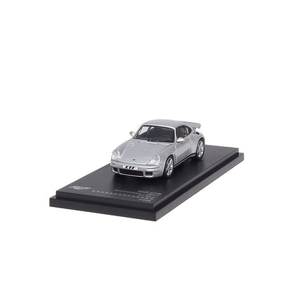 Mô hình xe ARbox(Almost Real) 1:64 RUF CTR Anniversary Edition 2017 GT Silver - 680302001