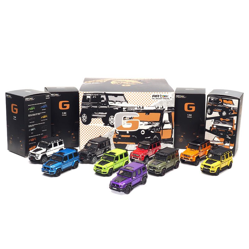 Mô hình xe ARbox(Almost Real) 1:64 Mercedes-Benz and Brabus G-Class Set - 660000009