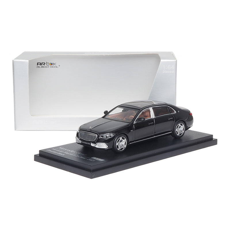 Mô hình xe ARbox(Almost Real) 1:64 Mercedes-Maybach S-Class 2021 Obsidian Black  - 620115011