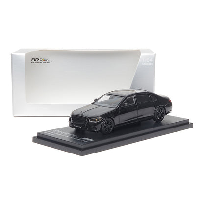 Mô hình xe ARbox(Almost Real) 1:64 Mercedes-Maybach S-Class Dark Night Series 2023 Obsidian Black  - 620152001