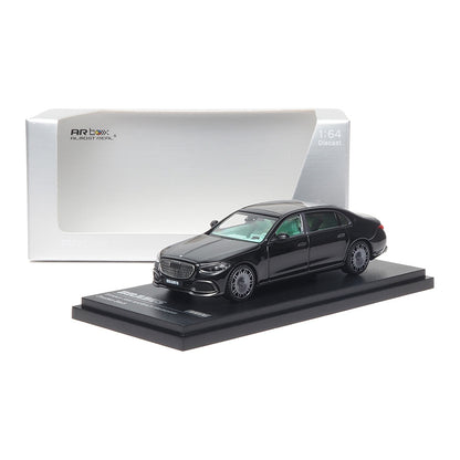 Mô hình xe ARbox(Almost Real) 1:64 Bosu S850 Maybach Masterpiece 2023 Obsidian Black  - 660101001