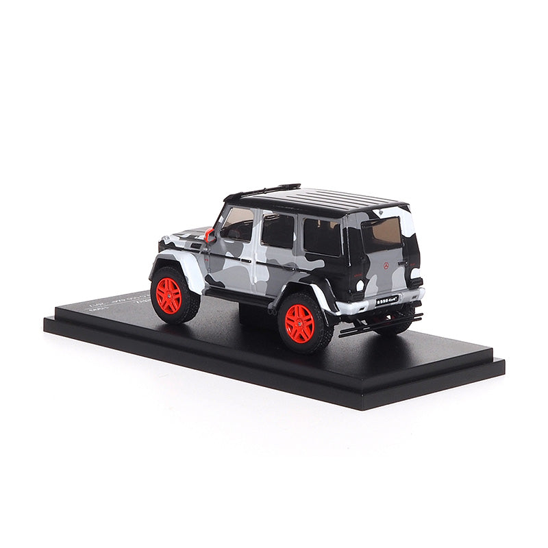Mô hình xe ARbox(Almost Real) 1:64 Mercedes-Benz G 550 4X4² 2017 Grey Camouflage  - 620205001
