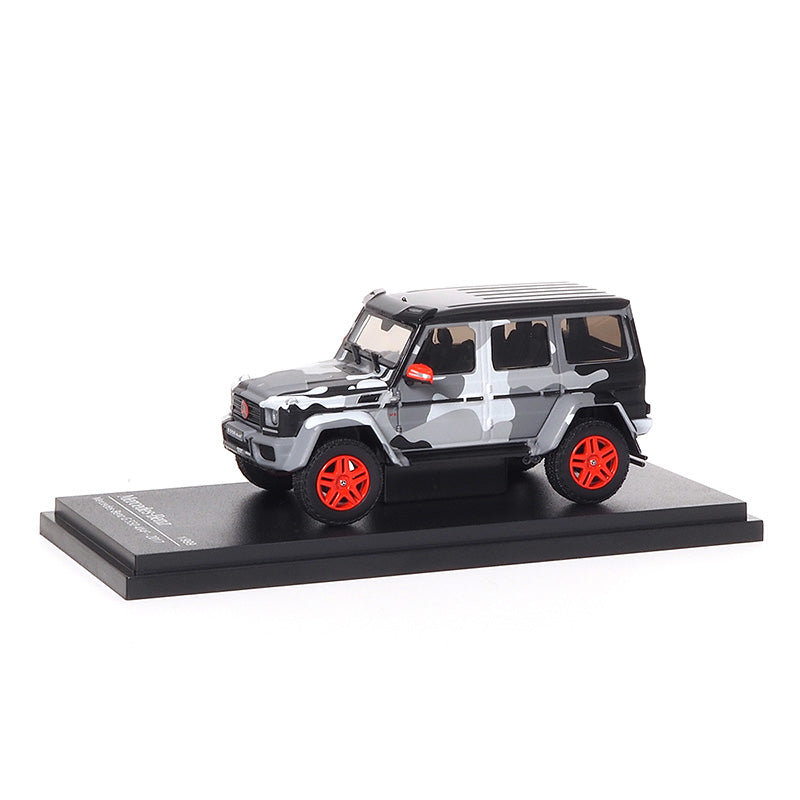 Mô hình xe ARbox(Almost Real) 1:64 Mercedes-Benz G 550 4X4² 2017 Grey Camouflage  - 620205001