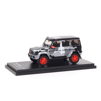 Mô hình xe ARbox(Almost Real) 1:64 Mercedes-Benz G 550 4X4² 2017 Grey Camouflage  - 620205001