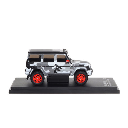 Mô hình xe ARbox(Almost Real) 1:64 Mercedes-Benz G 550 4X4² 2017 Grey Camouflage  - 620205001