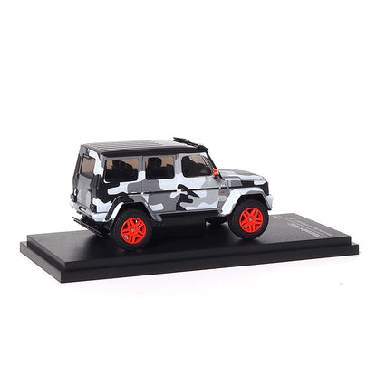 Mô hình xe ARbox(Almost Real) 1:64 Mercedes-Benz G 550 4X4² 2017 Grey Camouflage  - 620205001