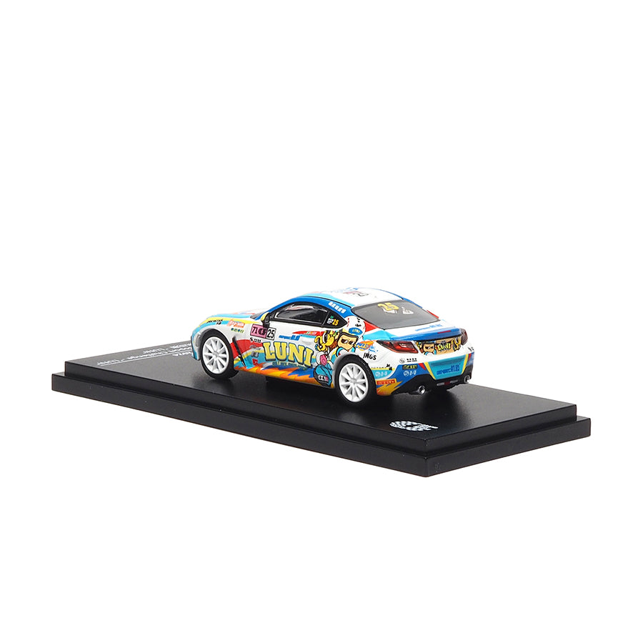 Mô hình xe ARbox(Almost Real) 1:64 Toyota GR86 2024 Macau Road Race Challenge "LUNI" Special Edition  - 670009001
