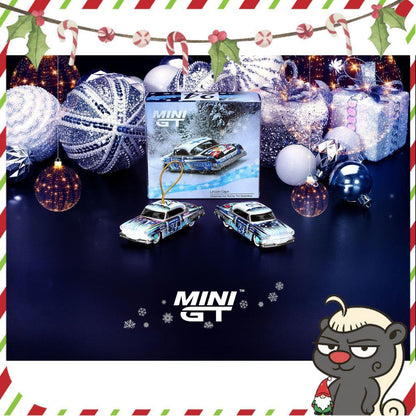 [HÀNG CÓ SẴN] Mocus Mô hình xe Mini GT 1:64 Lincoln Capri Christmas Hot Rod by Tim Sadchikov 2024 Christmas  888