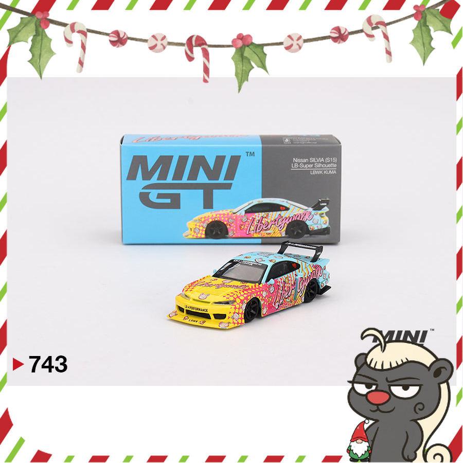 [HÀNG CÓ SẴN] Mocus Mô hình xe Mini GT 1:64 Nissan LB-Super Silhouette S15 SILVIA LB KUMA 743