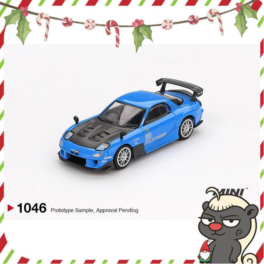 [HÀNG CÓ SẴN] Mocus Mô hình xe Mini GT 1:64 Mazda RX-7 RE-Amemiya 20B NA 3ROTOR-7 “Ama-san Go” 1046