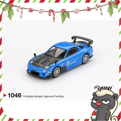 [HÀNG CÓ SẴN] Mocus Mô hình xe Mini GT 1:64 Mazda RX-7 RE-Amemiya 20B NA 3ROTOR-7 “Ama-san Go” 1046