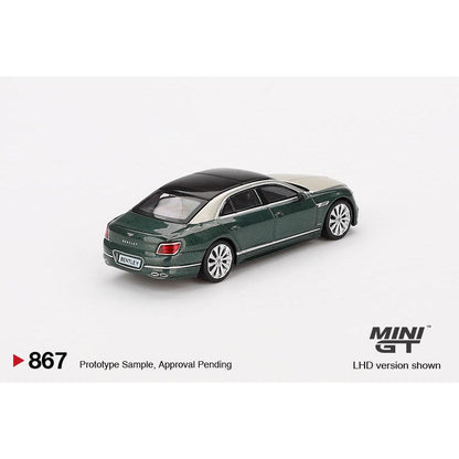 [HÀNG CÓ SẴN] Mocus Mô hình xe Mini GT 1:64 Bentley Flying Spur White Sand Verdant 867